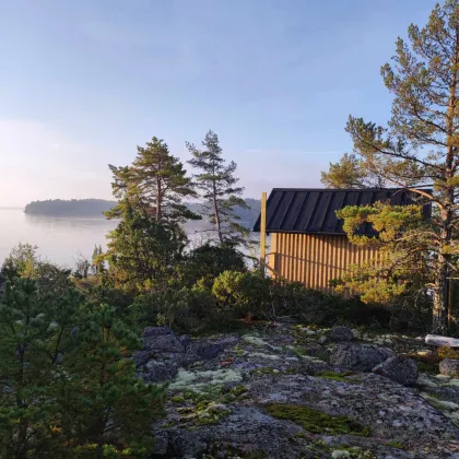 hus med utsikt över havet